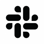 Slack logo in black. » admin by request