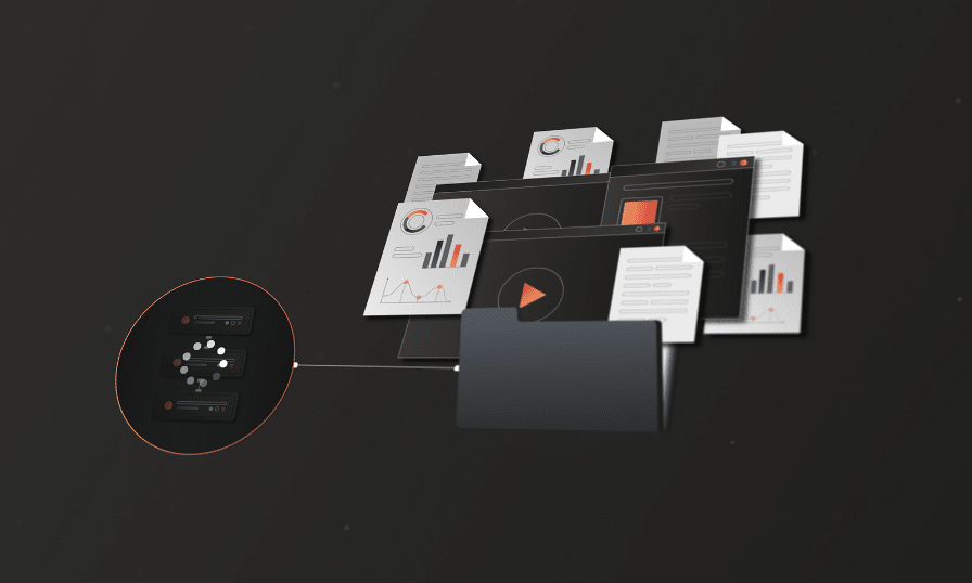 Animated graphic from admin by request remote access feature explainer video illustrating other remote access solutions are cumbersome to configure. » admin by request