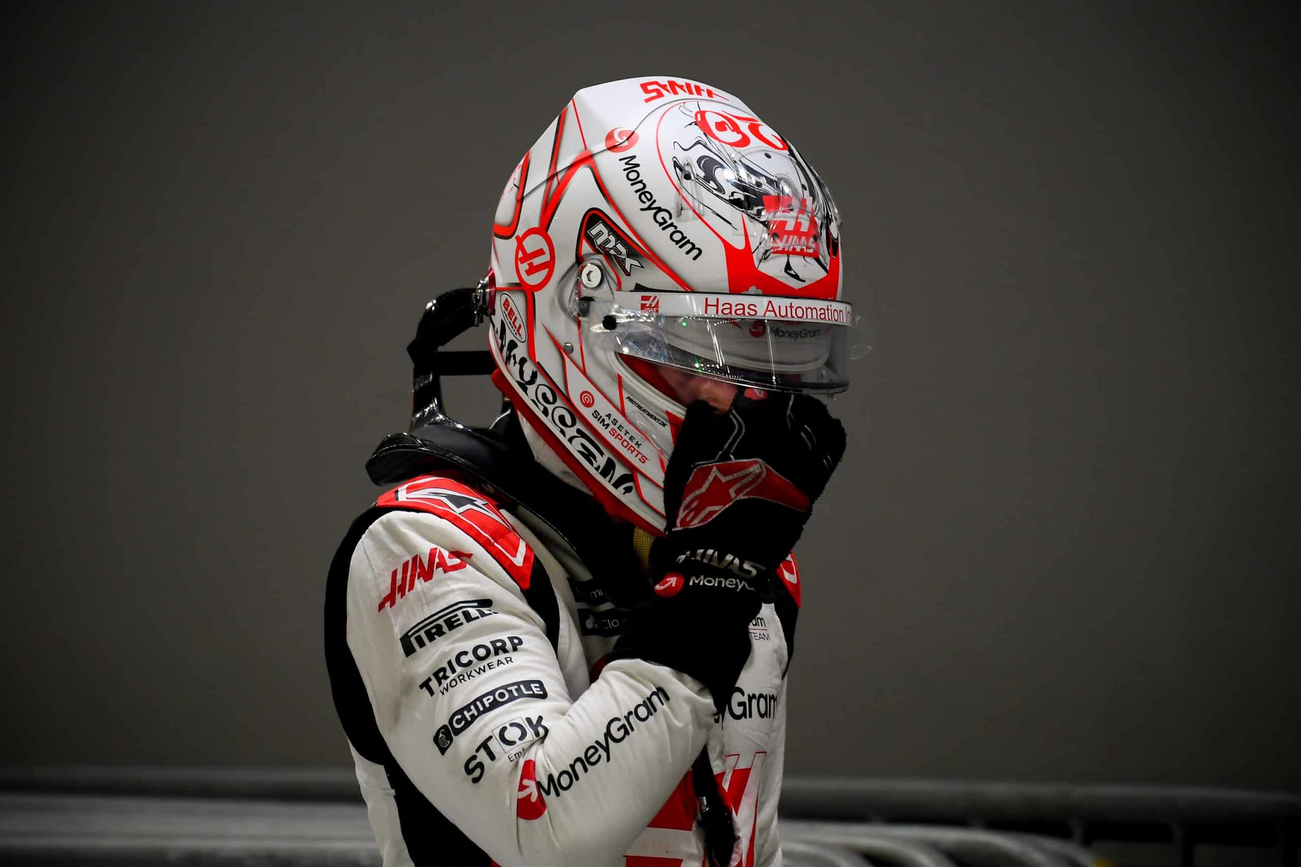 Pit » admin by request Admin by request sponsored kevin magnussen (haas-ferrari) after qualifying for the 2023 singapore grand prix in marina bay » admin by request