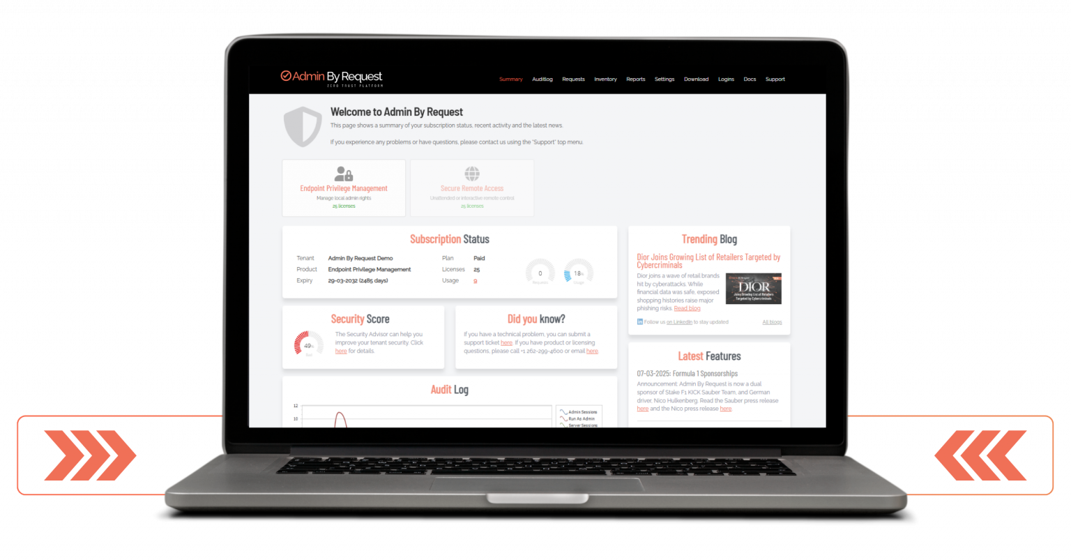 Zero Trust Starts with Endpoint Security – Get a Demo » Admin By Request