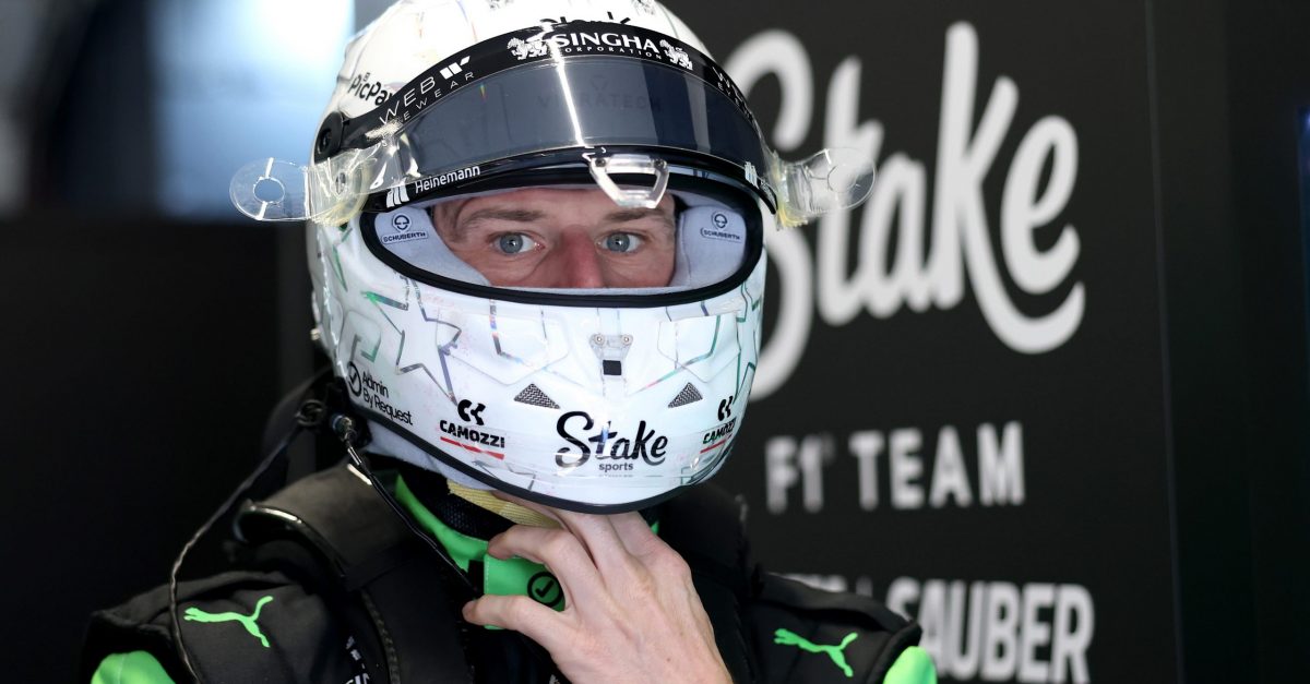 Admin By Request-sponsored Nico Hulkenberg at the Emilia Romagna Grand Prix 2025