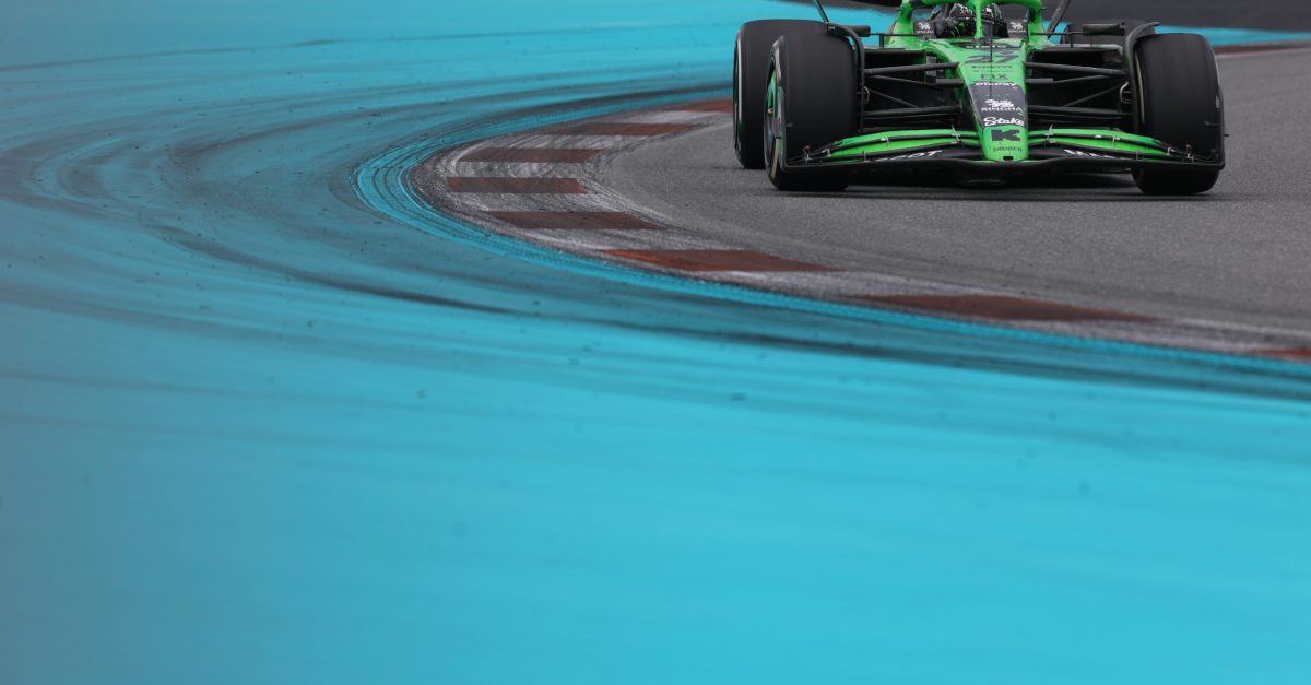 Admin By Request-sponsored Nico Hulkenberg at the Miami Grand Prix 2025