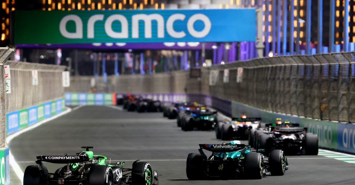 Admin By Request-sponsored Nico Hulkenberg at the Saudi Arabian Grand Prix 2025