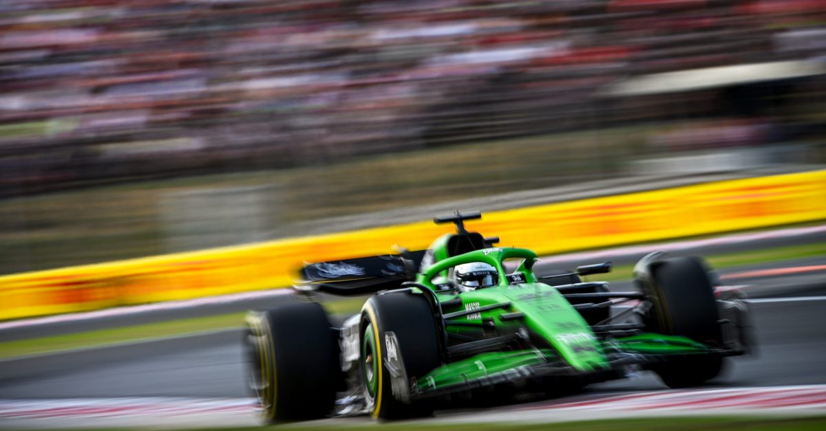 BUDAPEST, HUNGARY - AUGUST 01: Nico Hulkenberg of Germany driving the (27) Kick Sauber C45 Ferrari on track during practice ahead of the F1 Grand Prix of Hungary at Hungaroring on August 01, 2025 in Budapest, Hungary. (Photo by Rudy Carezzevoli/Getty Images)