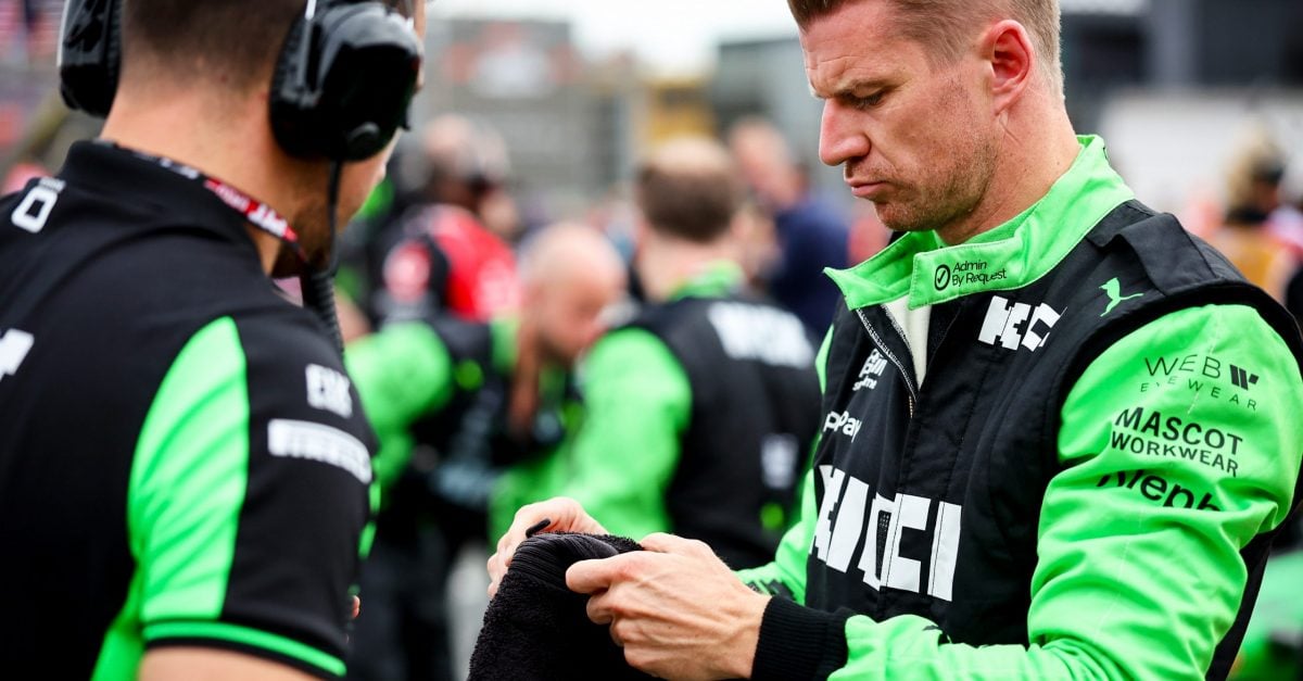 ZANDVOORT, NETHERLANDS - AUGUST 31: Nico Hulkenberg of Germany and Stake F1 Team Kick Sauber prepares to drive on the grid prior to the F1 Grand Prix of Netherlands at Circuit Zandvoort on August 31, 2025 in Zandvoort, Netherlands. (Photo by Andy Hone/LAT Images)