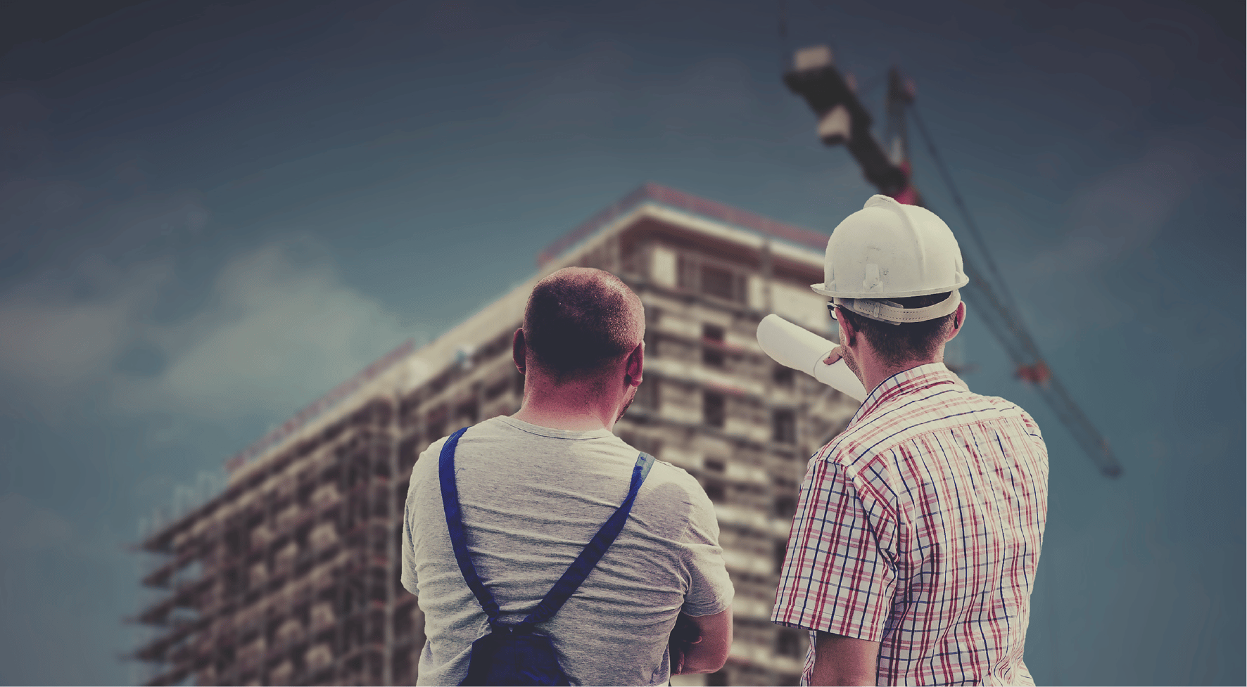 Two men looking at some construction. » admin by request » admin by request