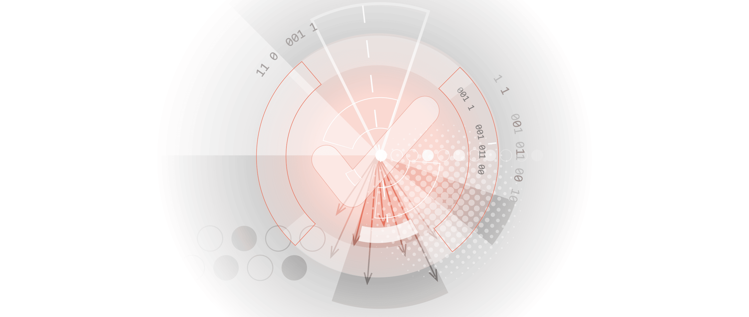 The admin by request tick logo in a faint orange and grey circle. » admin by request
