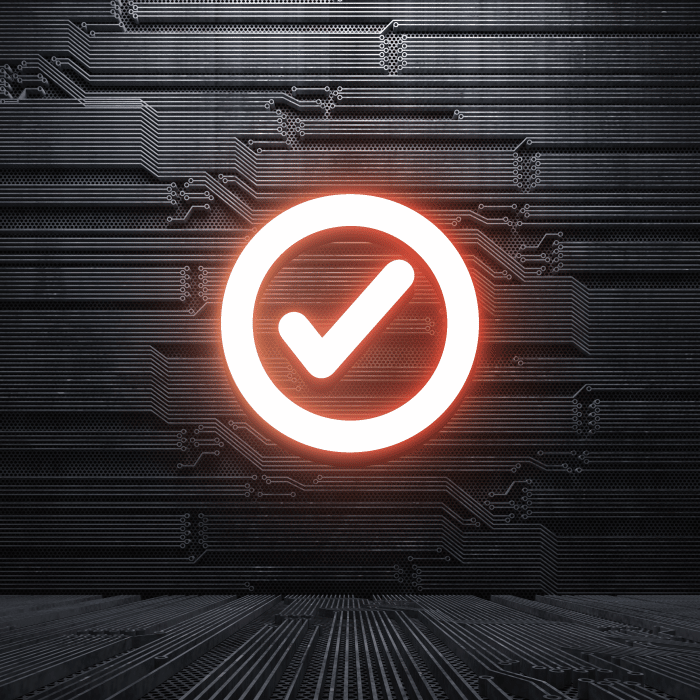 A screensaver with the admin by request logo and a black electric circuit background. » admin by request