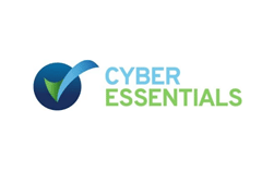 Cyber essential logo on a white background. » admin by request