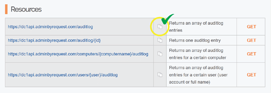 Task b of using powershell: copying auditlog url. » admin by request