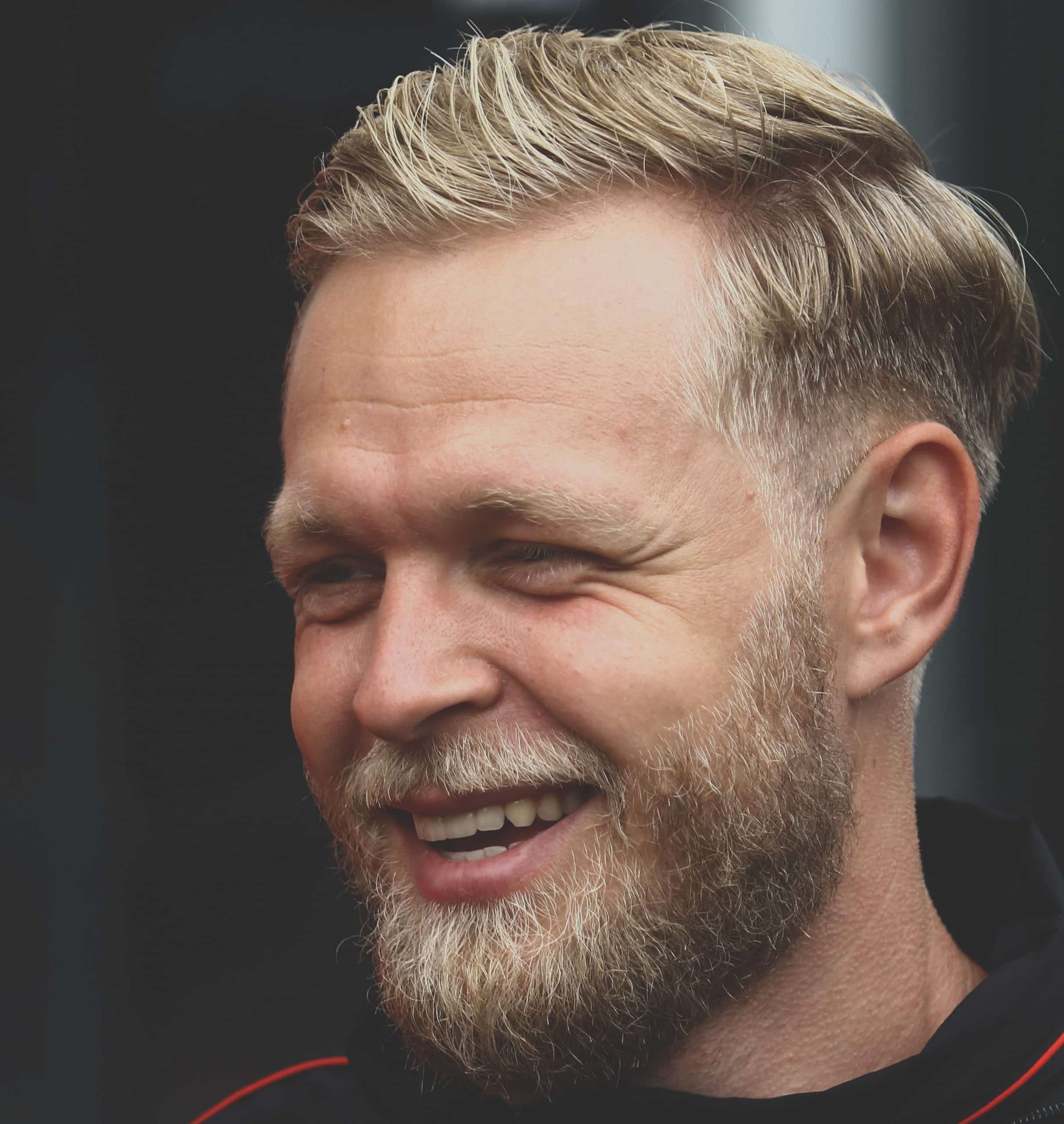 Close up of kevin magnussen smiling at the dutch grand prix » admin by request » admin by request