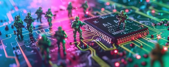 Pam for dummies 4 » admin by request Armed toy soldiers standing on a cpu chip, representing privileged access management protection