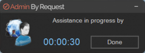 Picture14 » admin by request Admin by request support assist timer in progress