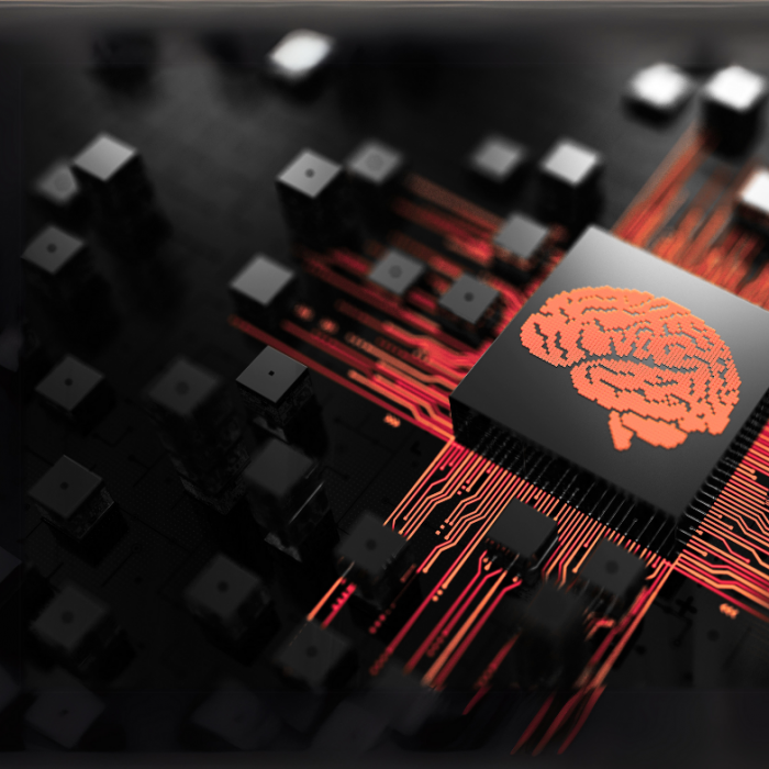 Brainchip » admin by request Digital image of an orange neon light brain within a cpu admin by request » admin by request