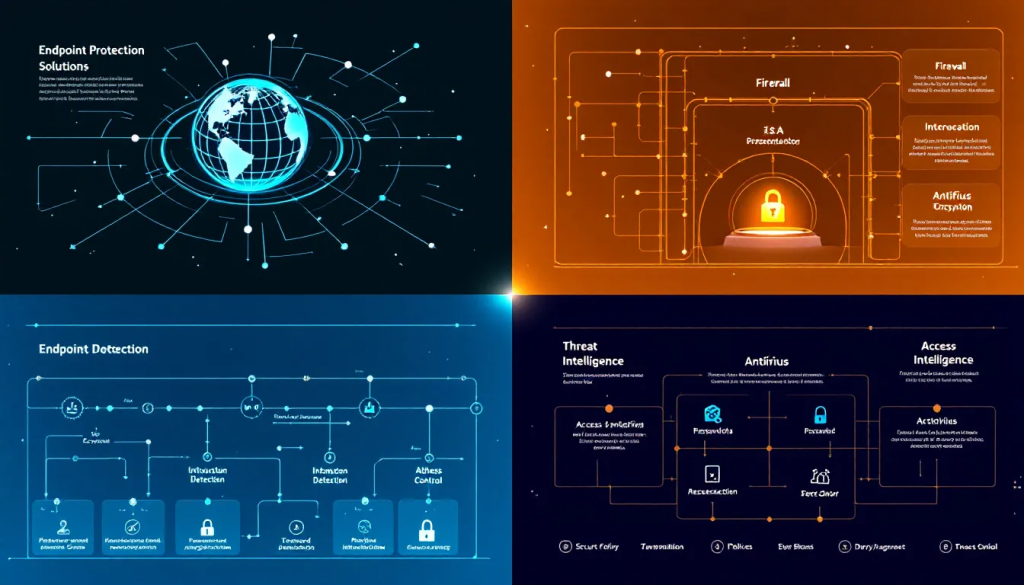 What are end 2 » admin by request Endpoint protection measures including security solutions and policies.