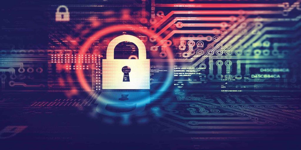 Mastering privilege 2 » admin by request Digital padlock over vibrant circuit patterns and binary code, representing cybersecurity, data encryption, and protection in a colorful, high-tech environment.