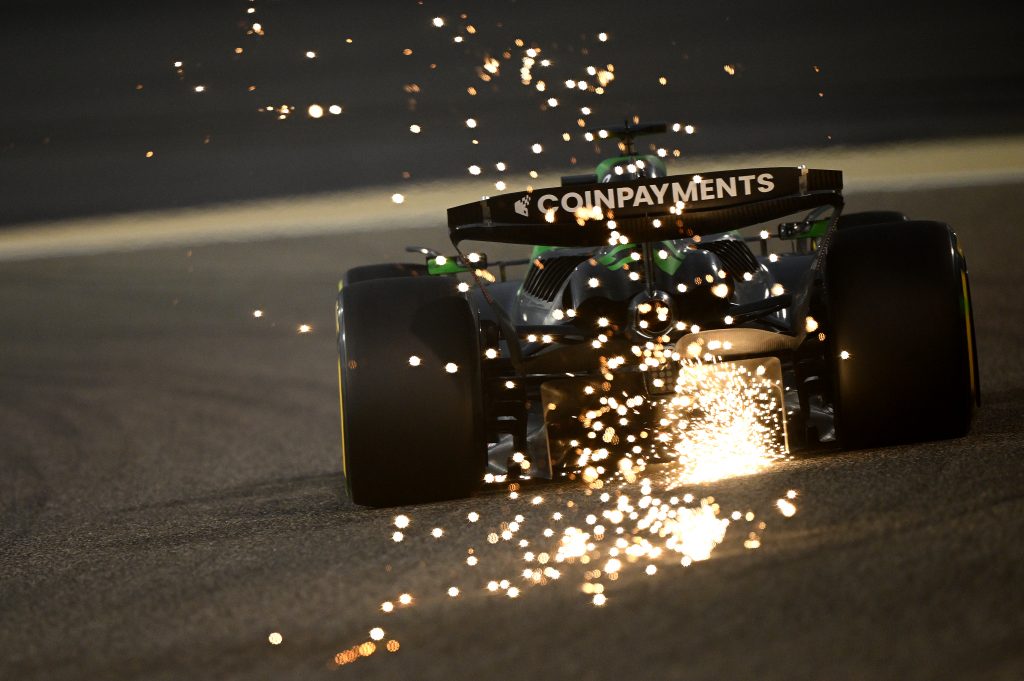 F1 grand prix of bahrain - practice » admin by request Admin by request-sponsored nico hulkenberg at the bahrain grand prix 2025