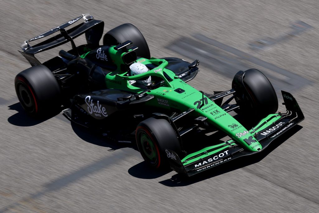 F1 grand prix of emilia-romagna - practice » admin by request Admin by request-sponsored nico hulkenberg at the emilia romagna grand prix 2025