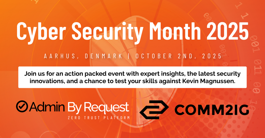 Admin by request at cybersecurity month » admin by request