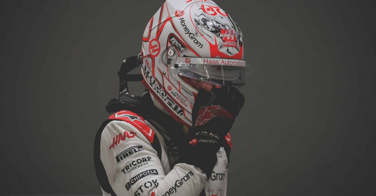 Kevin Magnussen (Haas-Ferrari) after qualifying for the 2023 Singapore Grand Prix in Marina Bay. Photo: Grand Prix Photo
